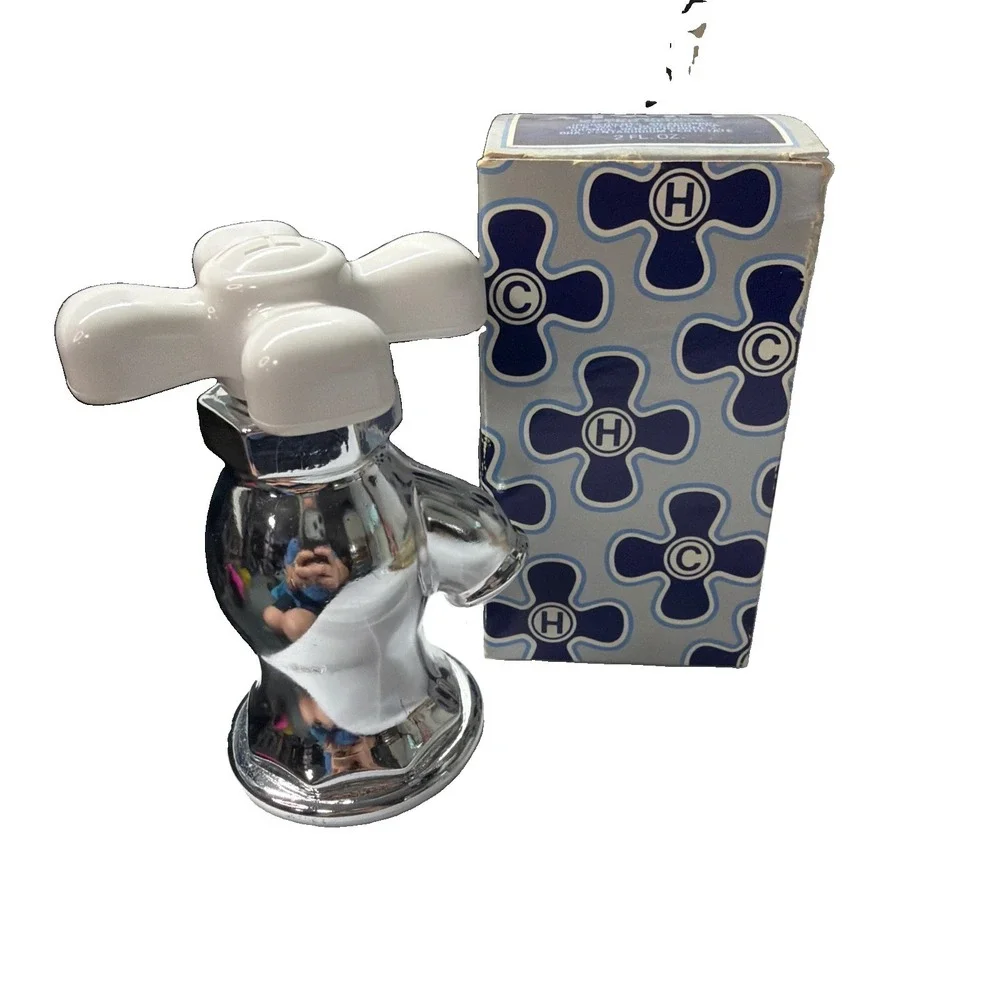 Avon Deep Woods After Shave 2 oz Just A Twist New NOS Hot Water Faucet VTG